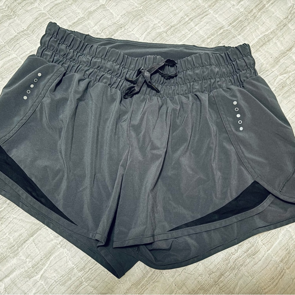 Women's Active Drawstring Shorts - Dark Gray